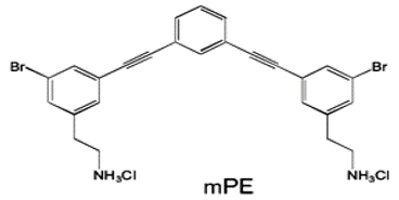 Struttura chimica del polimero peptidomimetico mPE
