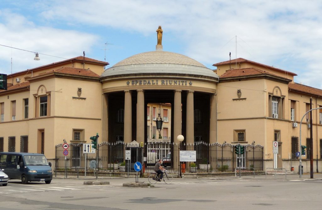 Ospedale di Livorno in cui stanno sperimentando Ruxolitinib per il trattamento di pazienti affetti da COVID-19