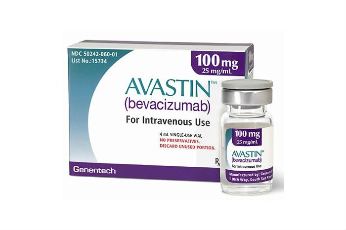 anticorpo monoclonale Bevacizumab in fiala con il nome commerciale di "avastin"