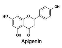 Figura 3 - Struttura di un flavonoide (apigenina)