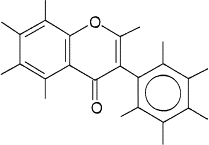 struttura chimica di un isoflavone