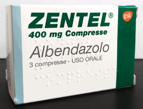Figura 6 – Confezione di compresse di albendazolo 400 mg