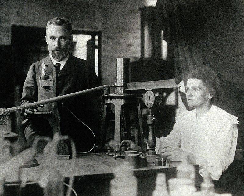 pierre e marie curie ricerche sulla radioattività