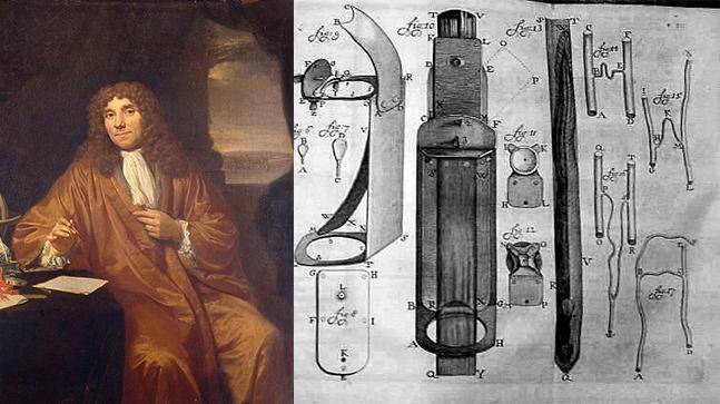 Anton Van Leeuwenhoek ed i suoi primi microscopi