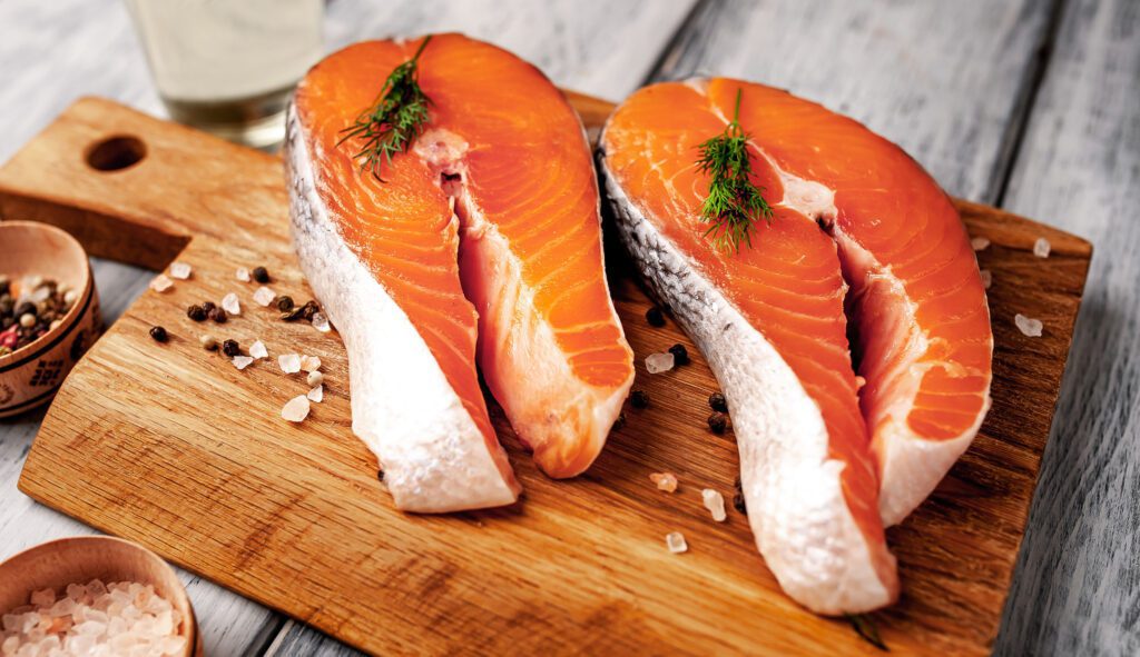 Il salmone è ricco di omega-3
