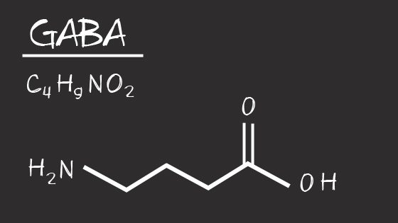 Formula di struttura acido gamma amminobutirrico (GABA) [Fonte: https://www.farmaciaserra.com/blog/post/gaba-neurotransmisor-calma.html]