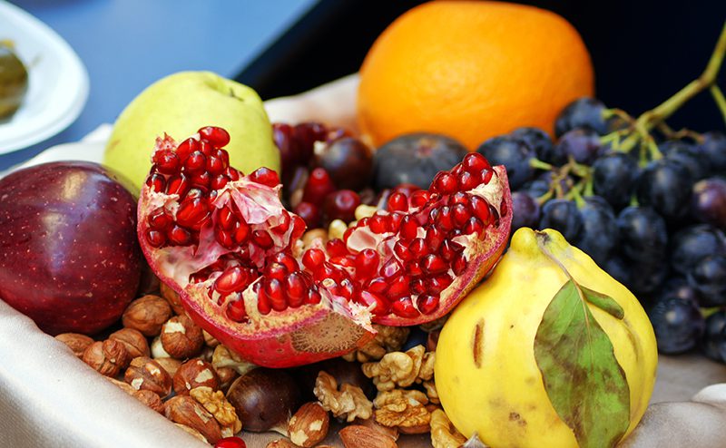 Frutta autunno da mangiare