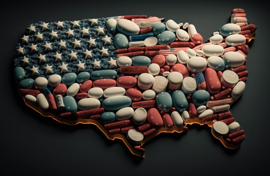 Figura 5- L'epidemia da oppioidi ha coinvolto soprattutto gli Stati Uniti