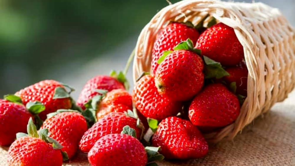 Fragole e pelle