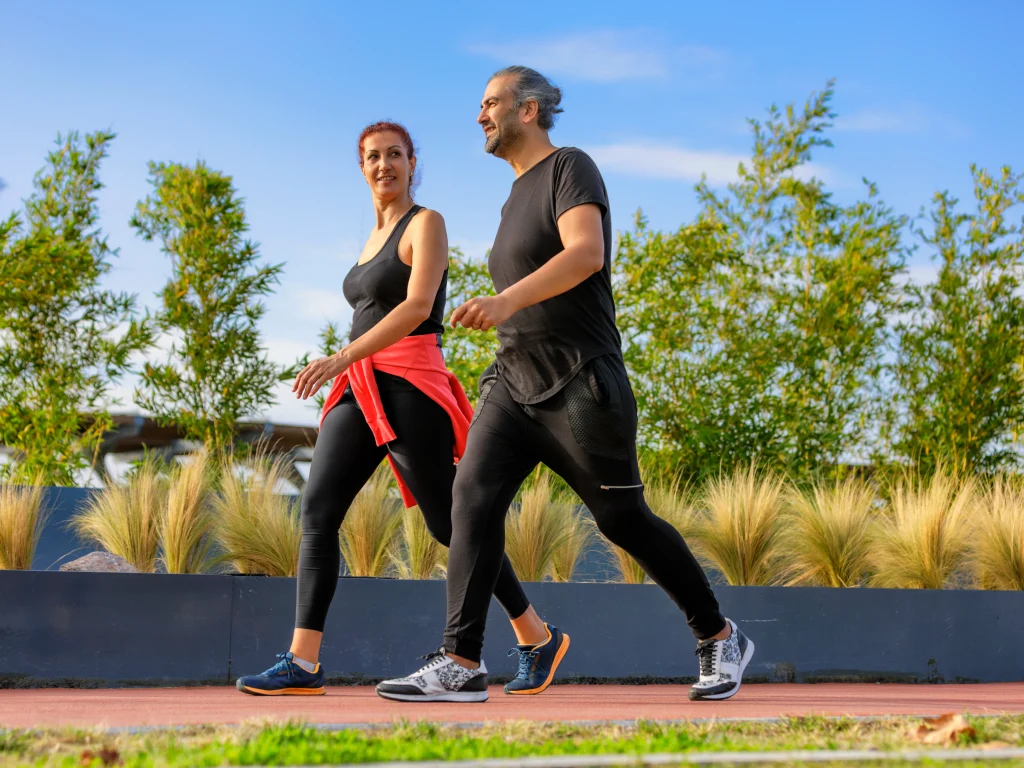 camminare per una vita lunga e salutare