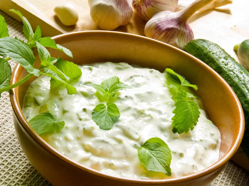 Cetrioli in Yogurt