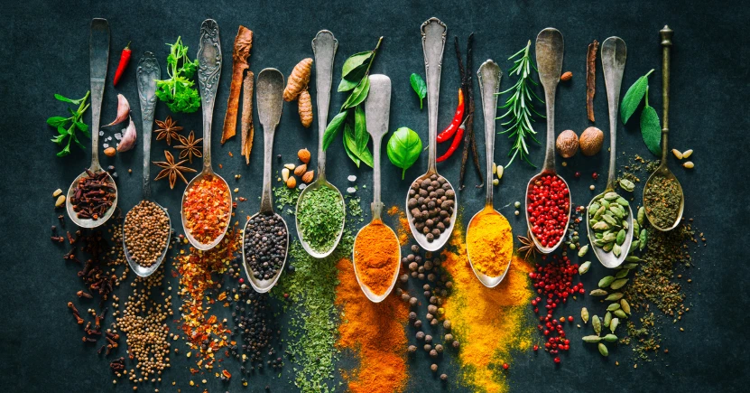 Spezie nella Cucina