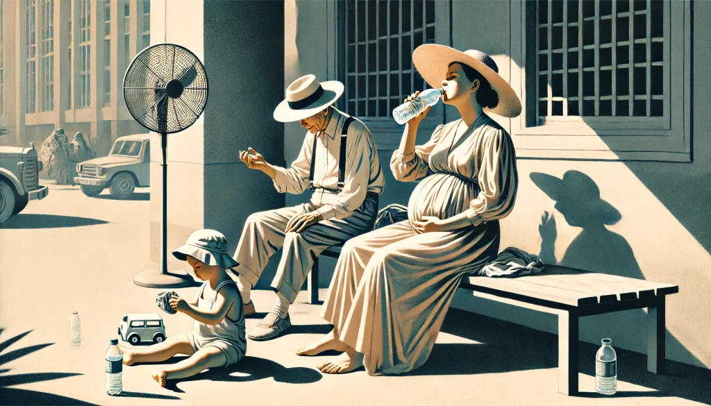 Caldo Estremo Consigli per Anziani Donne Incinte e Bambini