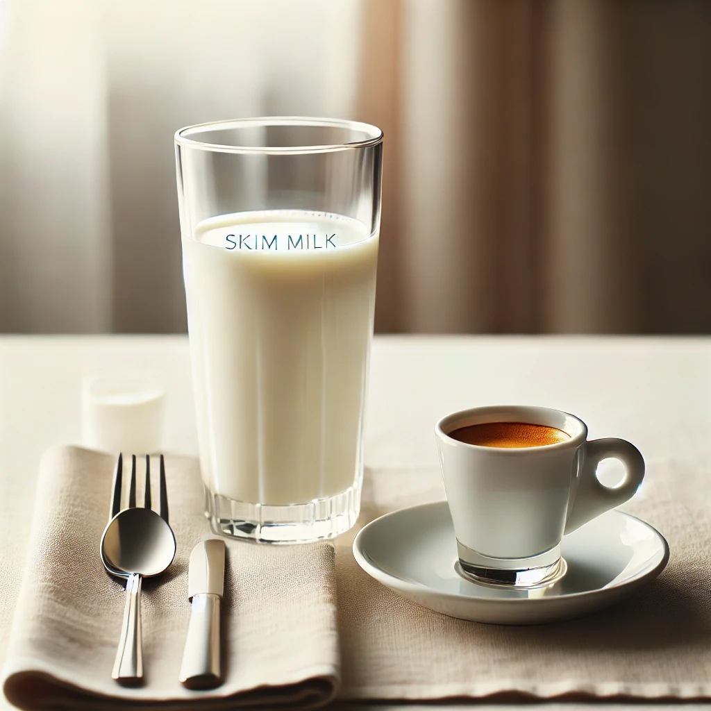 La mattina a colazione va bene una tazza di latte magro e un caffè?