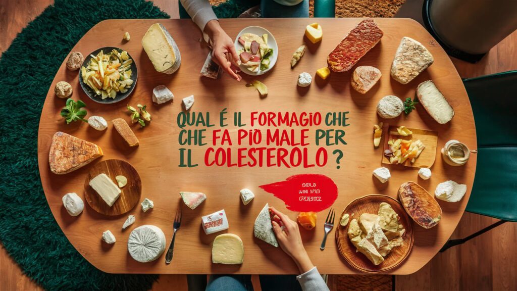 Qual è il formaggio che fa più male per il colesterolo?