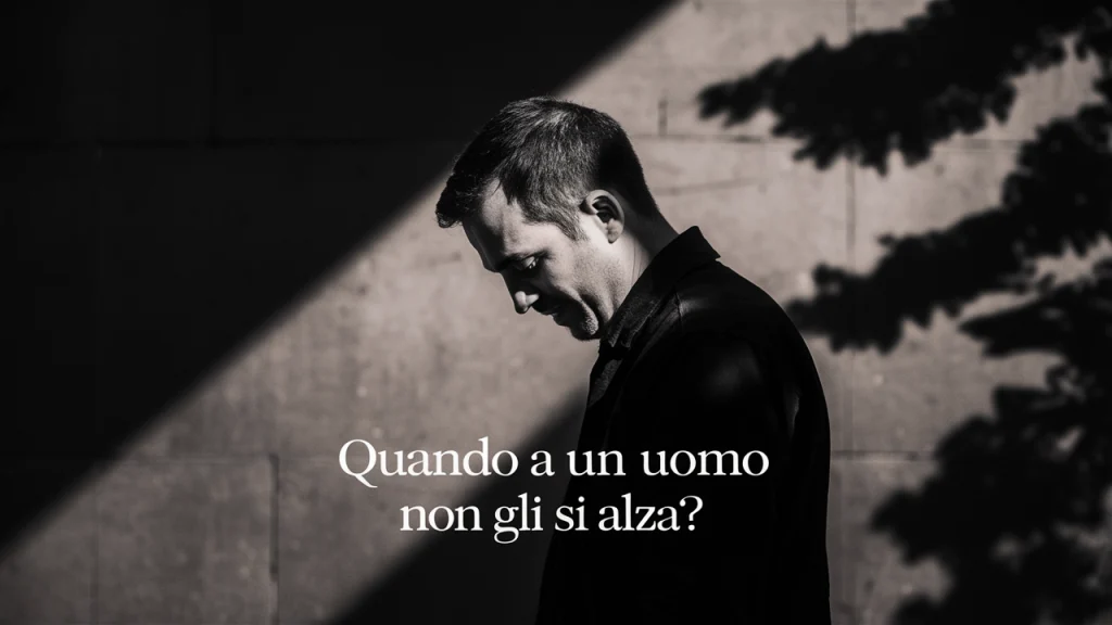 Quando a un uomo non gli si alza?