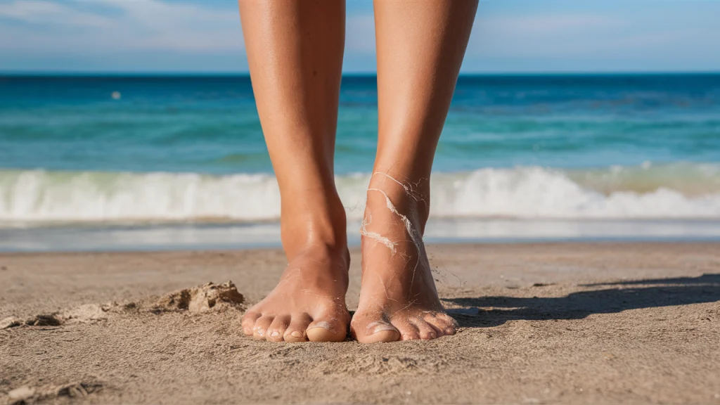 Come non scottarsi i piedi in spiaggia