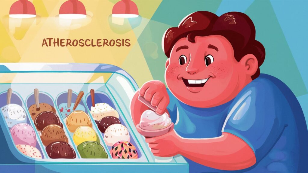 Mangiare il gelato con problemi di aterosclerosi