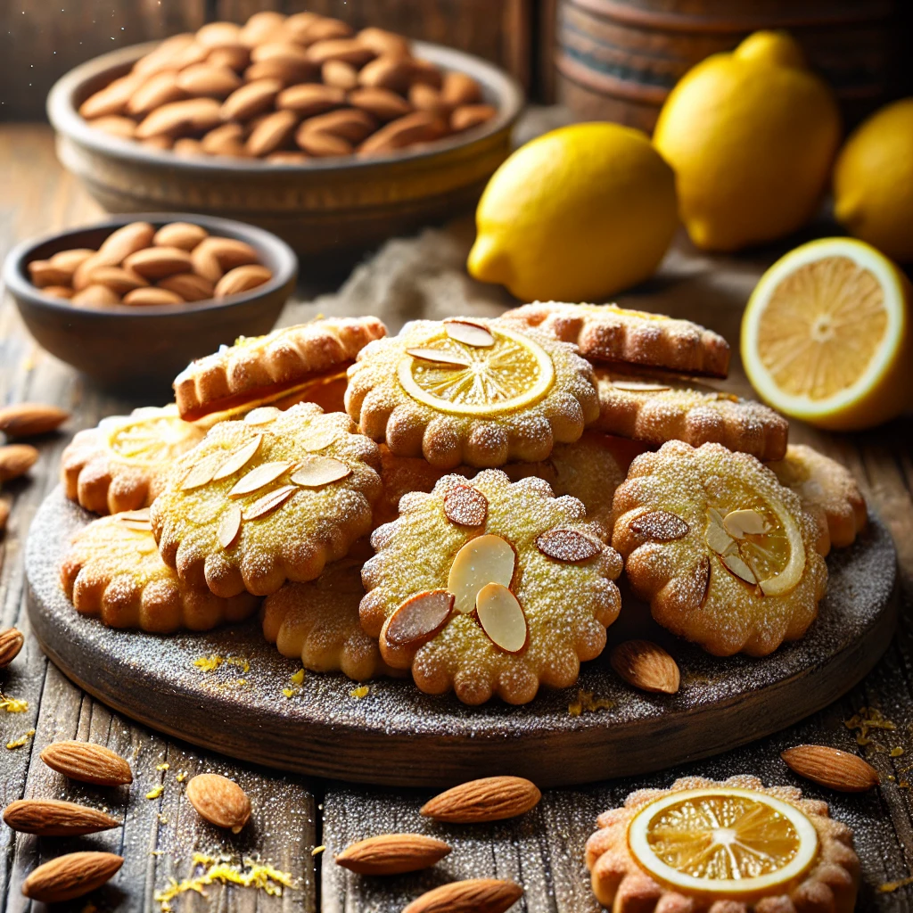 Biscotti mandorle e limone