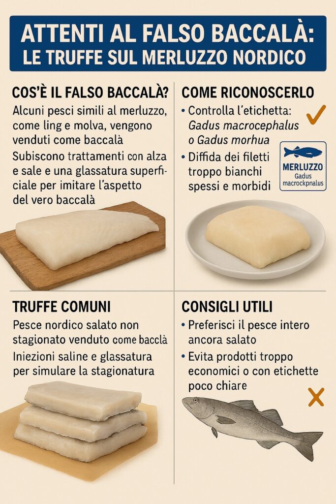 Le truffe sul merluzzo nordico