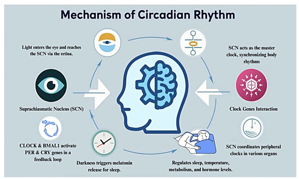 Meccanismo di regolazione del ritmo circadiani