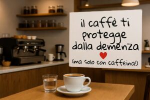 Il caffè ti protegge dalla demenza