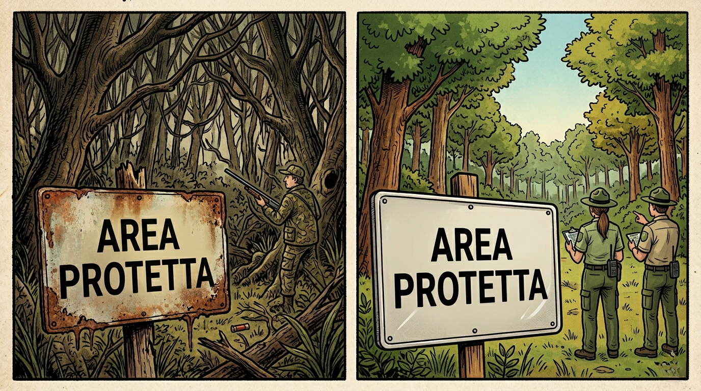 Senza una gestione operativa reale, le aree protette non sono efficaci.