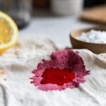 Come smacchiare il succo di barbabietola
