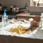 Come smacchiare l’olio di frittura dai grembiuli