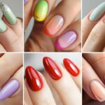 forma e colore per unghie alla moda in estate