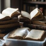 Come eliminare la puzza di chiuso dai libri vecchi usando un semplice prodotto da dispensa