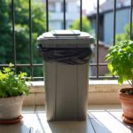Come igienizzare la pattumiera sul balcone per evitare che attiri formiche e moscerini in estate