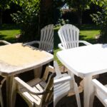 Come pulire i mobili da giardino in plastica ingialliti dal sole