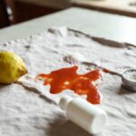 Come rimuovere le macchie di sugo di pomodoro dalla tovaglia bianca al primo colpo