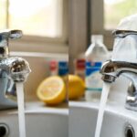 Come togliere il calcare ostinato dal rompigetto del rubinetto del bagno senza usare attrezzi