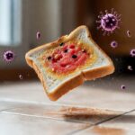 Il numero preciso di secondi per poter mangiare il cibo caduto a terra