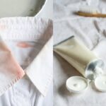 Il trucco della schiuma da barba per togliere le macchie di trucco dal colletto delle camicie