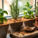 L'ingrediente che hai in cucina che tiene lontane le formiche dai tuoi vasi di piante aromatiche
