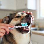 Metodo per lavare i denti al cane con lo spazzolino