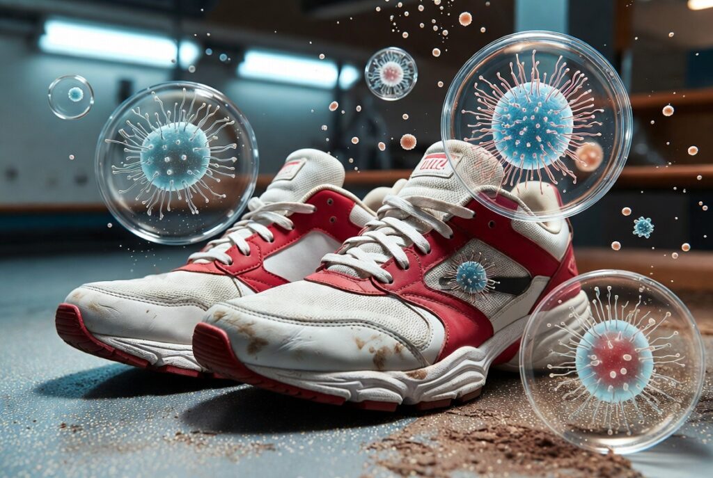 Scarpe da ginnastica e contaminazione batterica