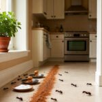 Trappola naturale per l'invasione delle formiche a casa