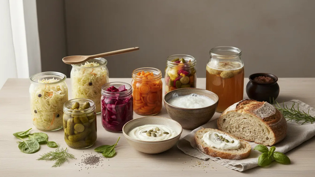 Kimchi fermentato ricco di postbiotici e batteri lattici
