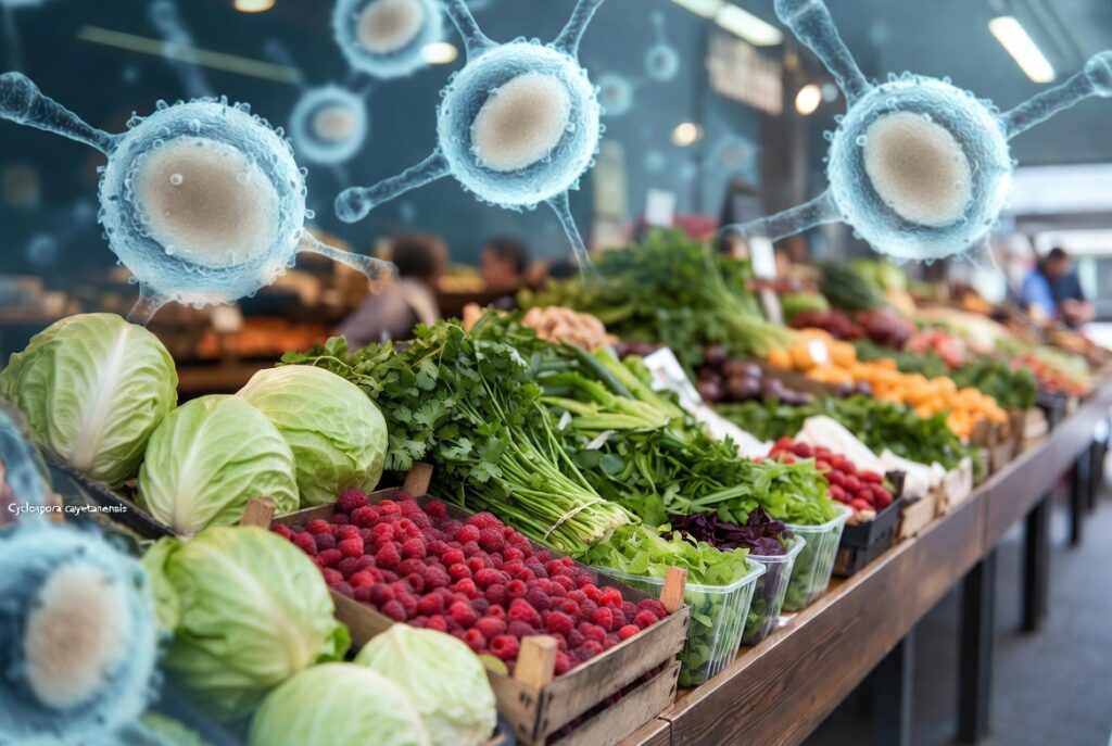 Ciclosporiasi: cosa sappiamo dell’epidemia americana e i rischi per l’Italia