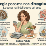 Mangiare poco e non dimagrire: perché il deficit calorico non basta